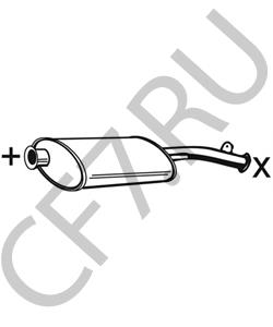 0059429507 TALBOT Предглушитель выхлопных газов в городе Королёв