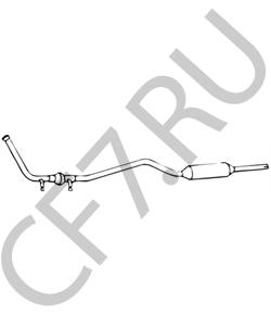 GEX3917 AUSTIN Предглушитель выхлопных газов в городе Королёв