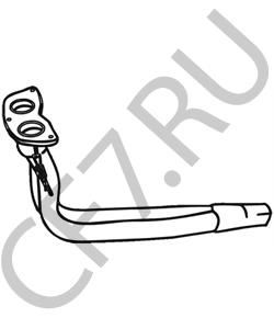 GEX1918 MORRIS Труба выхлопного газа в городе Королёв