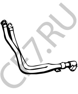 GEX1807 MORRIS Труба выхлопного газа в городе Королёв