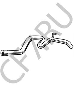 53054502AD JEEP VIASA Труба выхлопного газа в городе Королёв