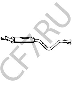 171253209 VW Предглушитель выхлопных газов в городе Королёв