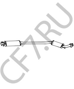 82407912 ALFAROME/FIAT/LANCI Предглушитель выхлопных газов в городе Королёв