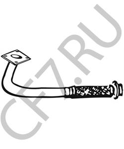 82441740 ALFAROME/FIAT/LANCI Труба выхлопного газа в городе Королёв