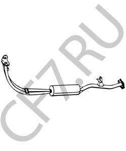 1415080000 SUZUKI Предглушитель выхлопных газов в городе Королёв