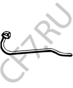 GEX1254 TRIUMPH Труба выхлопного газа в городе Королёв