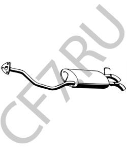 GEX33250 ROVER/TRIUMPH/AUSTIN Глушитель выхлопных газов конечный в городе Королёв