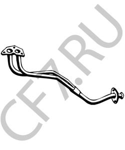 AAR8511 LEYLAND-DAF Труба выхлопного газа в городе Королёв