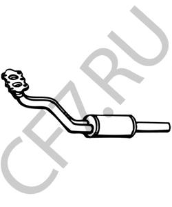 191253208 SEAT Предглушитель выхлопных газов в городе Королёв