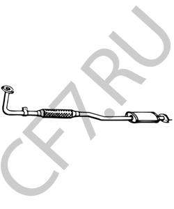 1741087733 DAIHATSU Предглушитель выхлопных газов в городе Королёв