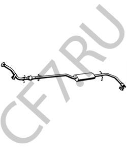 GEX33197 ROV/TRI/JAG/AUS/MG Предглушитель выхлопных газов в городе Королёв