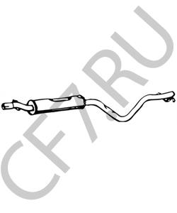 533253209F VW Предглушитель выхлопных газов в городе Королёв