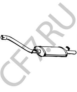 4015031104 WARTBURG Предглушитель выхлопных газов в городе Королёв