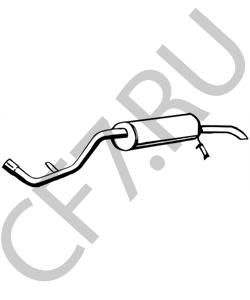 GEX33456 AUSTIN-HEALEY Глушитель выхлопных газов конечный в городе Королёв