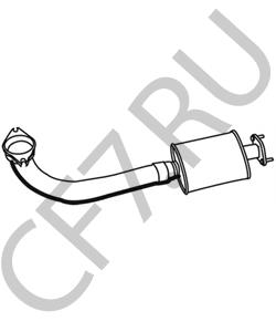 GEX33454 AUSTIN Предглушитель выхлопных газов в городе Королёв