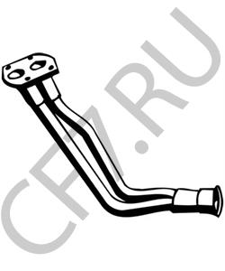 46619762 ZASTAVA Труба выхлопного газа в городе Королёв