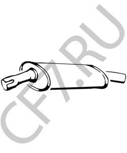 ZF07579129 FIAT Предглушитель выхлопных газов в городе Королёв