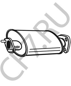 60613422 FIAT Предглушитель выхлопных газов в городе Королёв