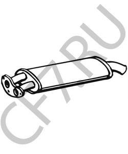 3453343 DAF Предглушитель выхлопных газов в городе Королёв