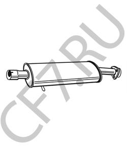 60566917 ALFAROME/FIAT/LANCI Предглушитель выхлопных газов в городе Королёв