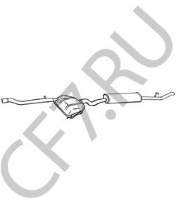 7662703 ALFAROME/FIAT/LANCI Предглушитель выхлопных газов в городе Королёв