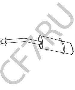 4682147 Chrysler Предглушитель выхлопных газов в городе Королёв