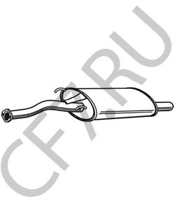GEX33688 AUSTIN-HEALEY Глушитель выхлопных газов конечный в городе Королёв