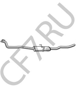 1705P7 FIAT Предглушитель выхлопных газов в городе Королёв