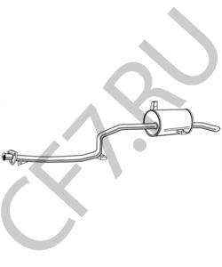 PW510330 PROTON Глушитель выхлопных газов конечный в городе Королёв