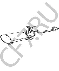 262797 PIAGGIO Глушитель выхлопных газов конечный в городе Королёв