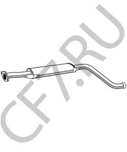 21082-1200020 Экрис Резонатор ВАЗ 2108 (под катализатор) ЭКРИС в городе Королёв