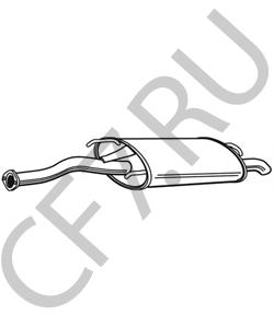 GEX33759 AUSTIN-HEALEY Глушитель выхлопных газов конечный в городе Королёв