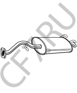 WCG102470 AUSTIN-HEALEY Глушитель выхлопных газов конечный в городе Королёв