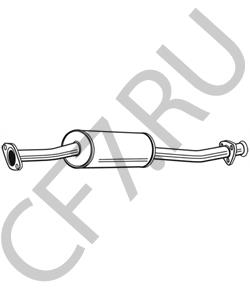 1705W7 FIAT Предглушитель выхлопных газов в городе Королёв