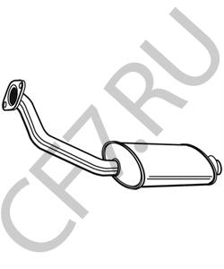 1705KJ TALBOT Предглушитель выхлопных газов в городе Королёв