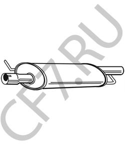 JZW253209AD VW Предглушитель выхлопных газов в городе Королёв