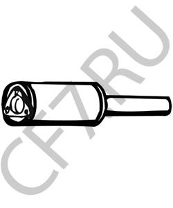 1L0253212 SEAT Предглушитель выхлопных газов в городе Королёв