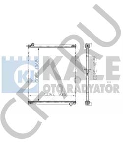 81061016515 MAN Водяной радиатор в городе Королёв