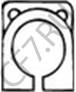 4124718 FSO Кронштейн, система выпуска ОГ в городе Королёв