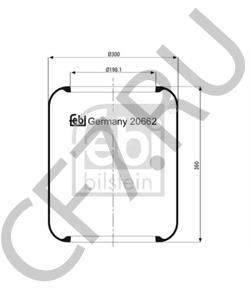 81436010018 MAN Баллон пневматической подвески в городе Королёв
