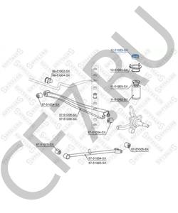 55311-22000 DAIHATSU Опора стойки амортизатора в городе Королёв