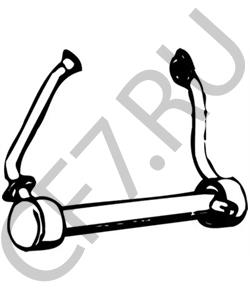 800130 SAAB Предглушитель выхлопных газов в городе Королёв