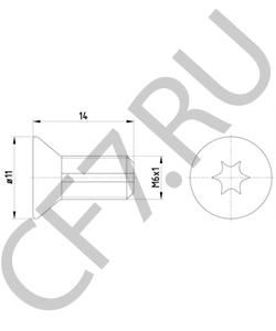 690536 CITROEN/PEUGEOT ВИНТ С КОЛПАКОМ DIAM 6X100-14 [ORG в городе Королёв