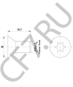 W503732S309 Ford Болт, диск тормозного механизма в городе Королёв