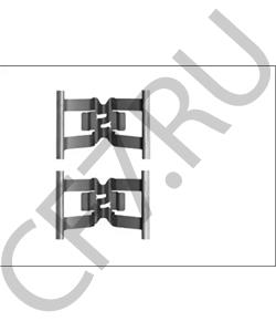 7PP615269 SKODA Комплектующие, колодки дискового тормоза в городе Королёв
