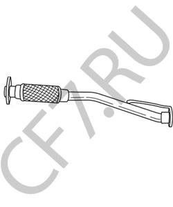 1742087Z06000 PIAGGIO Труба выхлопного газа в городе Королёв