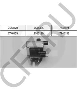7588435 ALFAROME/FIAT/LANCI Катушка зажигания в городе Королёв