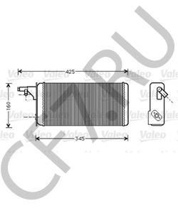 93930678 ZASTAVA Теплообменник, отопление салона в городе Королёв