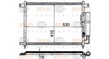 CHEVROLET (SGM) Конденсатор, кондиционер