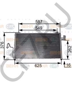 C100-61-480B MAZDA Конденсатор, кондиционер в городе Королёв